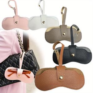 Portable Sunglasses Case, 1 Count Fashion Sunglasses Storage Bag, Durable Protective Container for Travel & Daily Use