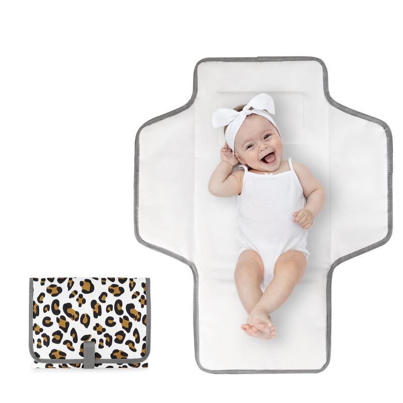 Baby Portable Foldable Diaper Changing Mat, 1 Count Travel Diaper Pad for Babies, Baby Travel Essentials 6