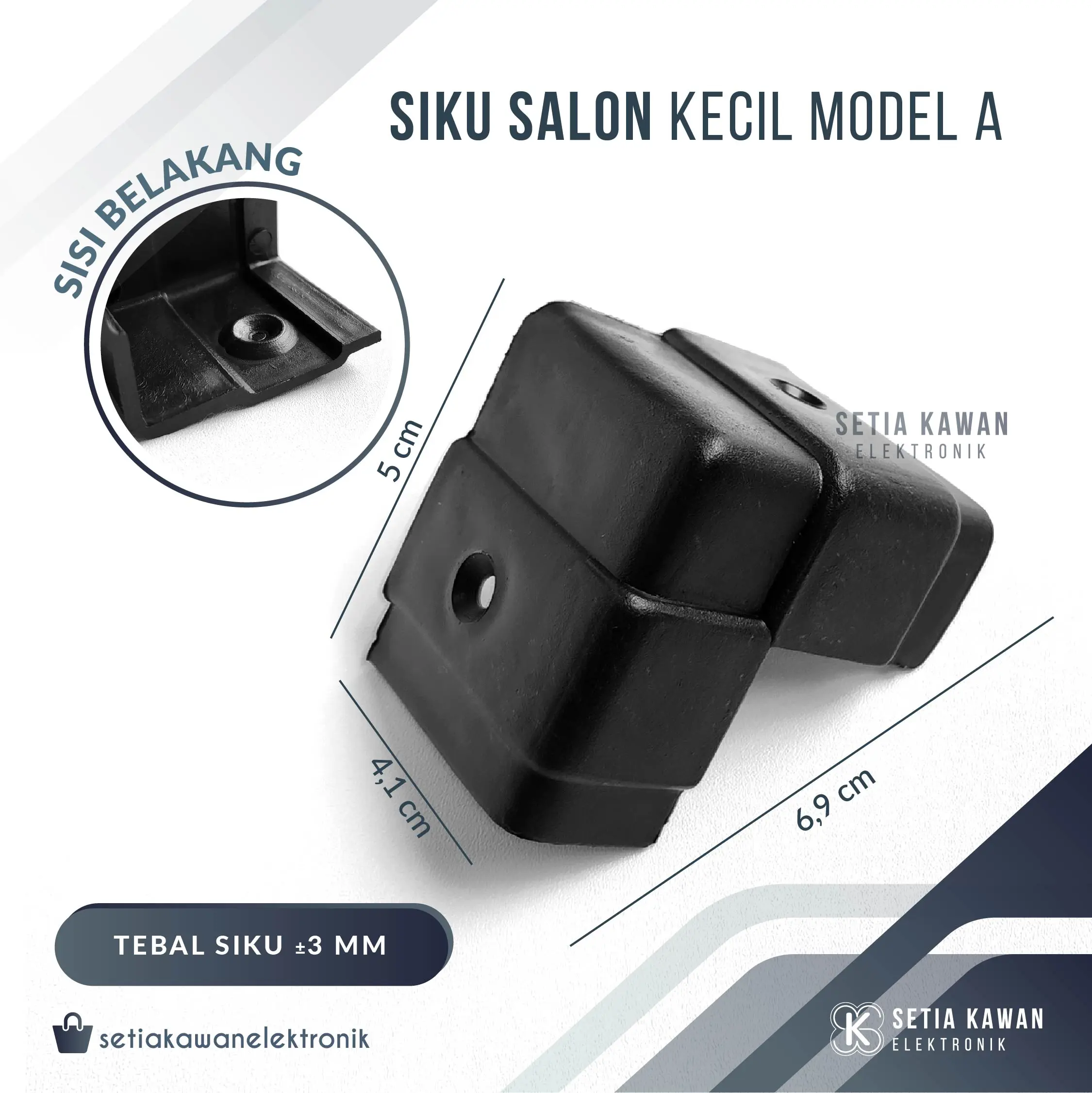 Siku Salon Speaker Kecil Model A / Kaki Box Speaker Plastik Kecil