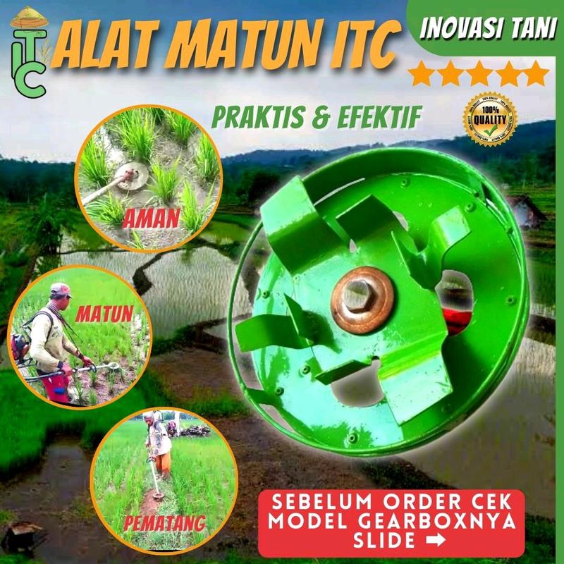 Matun 3 Alat Matun Padi Modern Mata Pisau Potong Rumput Alat Penyiang Gulma ...