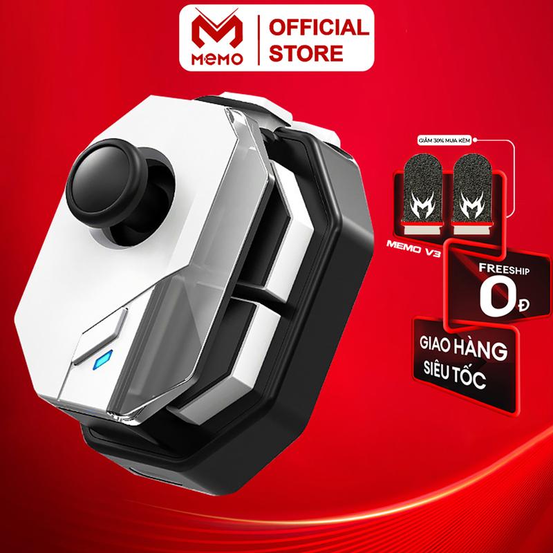 Tay cầm chơi game joystick MEMO MB02 phiên bản nâng cấp của MB01 kết nối bluetooth 5.0 giúp macro combo tổ hợp phím, ghìm tâm auto tap Ai chơi game liên quân tốc chiến freefire pubg mobile Chơi Điện Tử