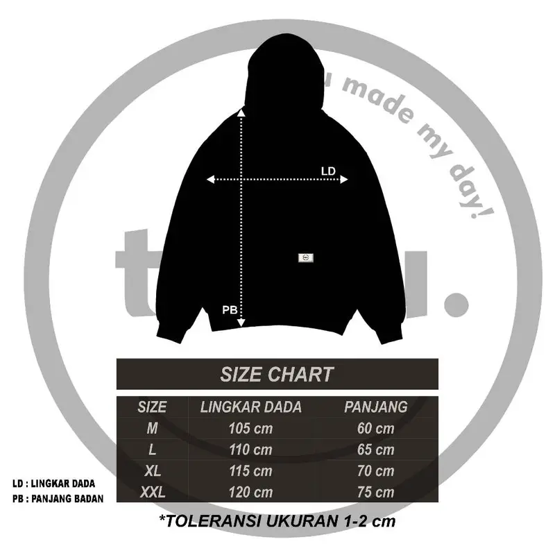 THXU - Hoodie Jumper THXU Font V2 M - XXL ( Pria & Wanita ) 8