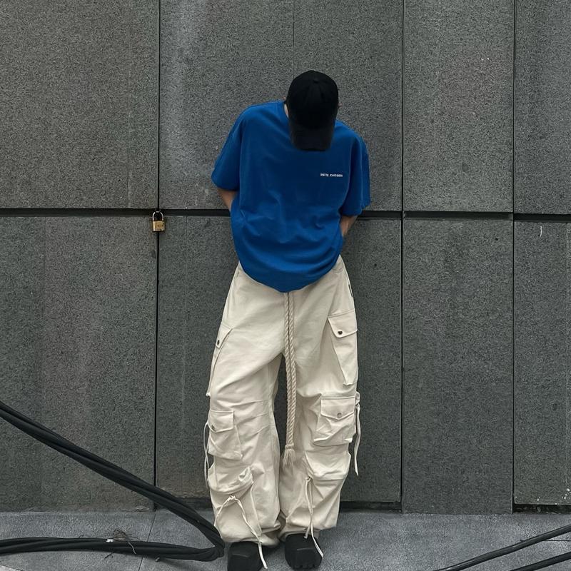 QUẦN CARGO PANTS MANY BOX - Quần Kaki 12 túi hộp màu ĐEN/XÁM dài suông ống rộng form nam nữ unisex Chosen.Studio