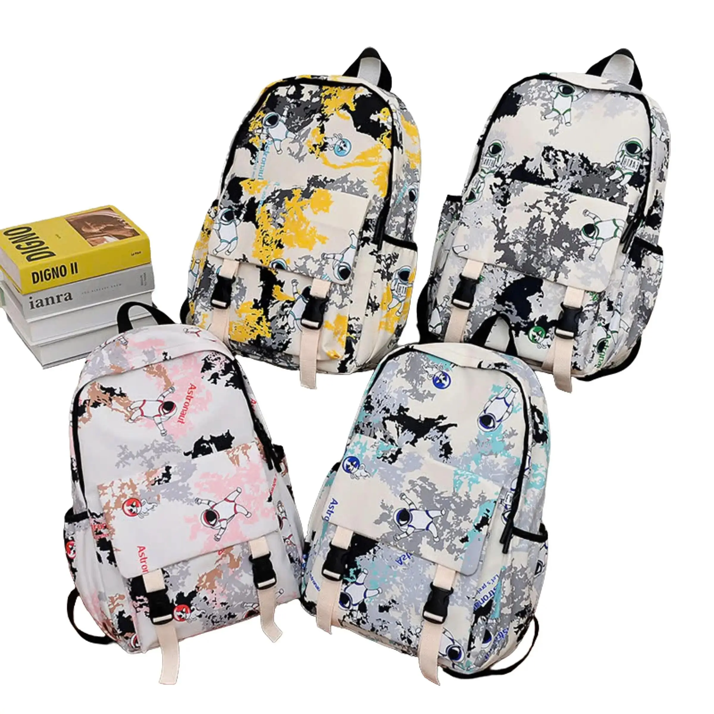Balo Nam Nữ Fourt-279 Phong Cách Hàn Quốc Kháng Nước PhiHanhGia Đeo Vai - Backpack