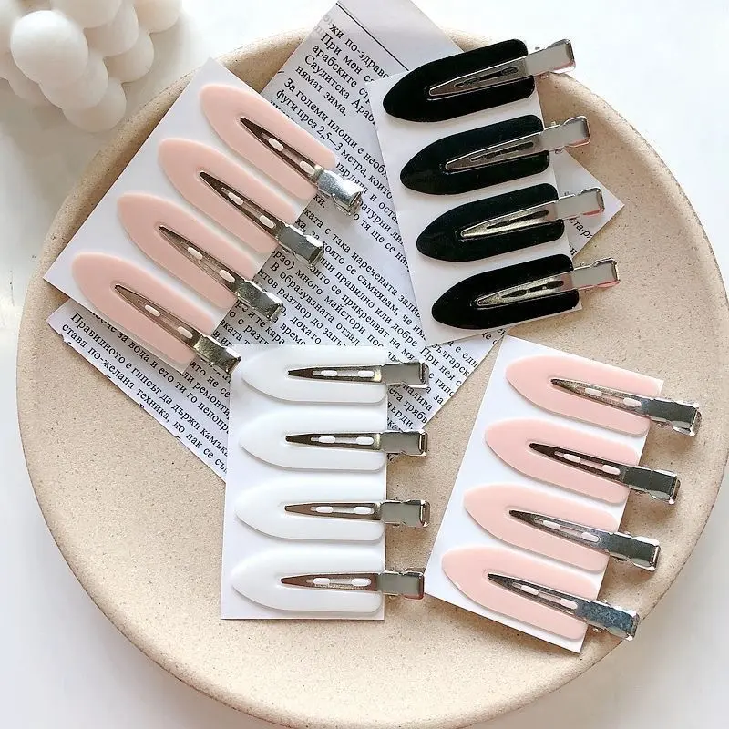 Kẹp Tóc Và Ghim Cài Tóc, Kẹp Tóc Liền Mạch, Dành Cho Nữ, Kẹp Mỏ Vịt Tự Làm, Dây Buộc Tóc Hàn Quốc Women kept oc