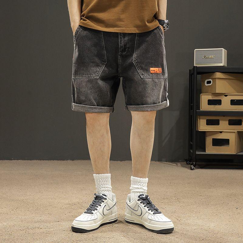 Quần Soóc Denim Bảo Hộ Lao Động Mỏng Mùa Hè, Quần Soóc Dáng Rộng Hợp Xu hướng Cho Nam, Hàng Mới Về 2024, Quần Dài Trung Bình Dễ Phối Đồ Thường Ngày Bán Chạy 1
