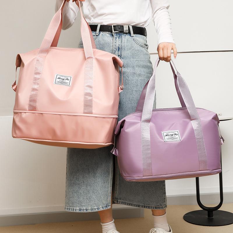 Túi xách du lịch cỡ lớn 2 tầng Túi đa năng nam nữ đựng quần áo mỹ phẩm đeo vai