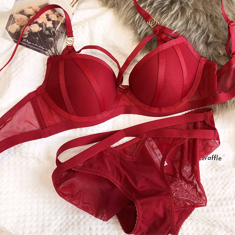 FINETOO Bra Push Up Wanita BH Kawat High End Pakaian Dalam Wanita Tipis Seamless 1