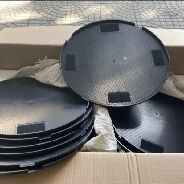 combo 3 tấm xoa vữa nhựa ABS loại dầy đường kính 38cm cho máy xoa vữa trát tường