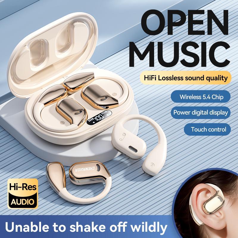 Open-ear Design Wireless Earphone, Rechargeable Earbuds with Charging Case, Bluetooth-compatible Earphone for Sports, Gaming, Running, Calling 7