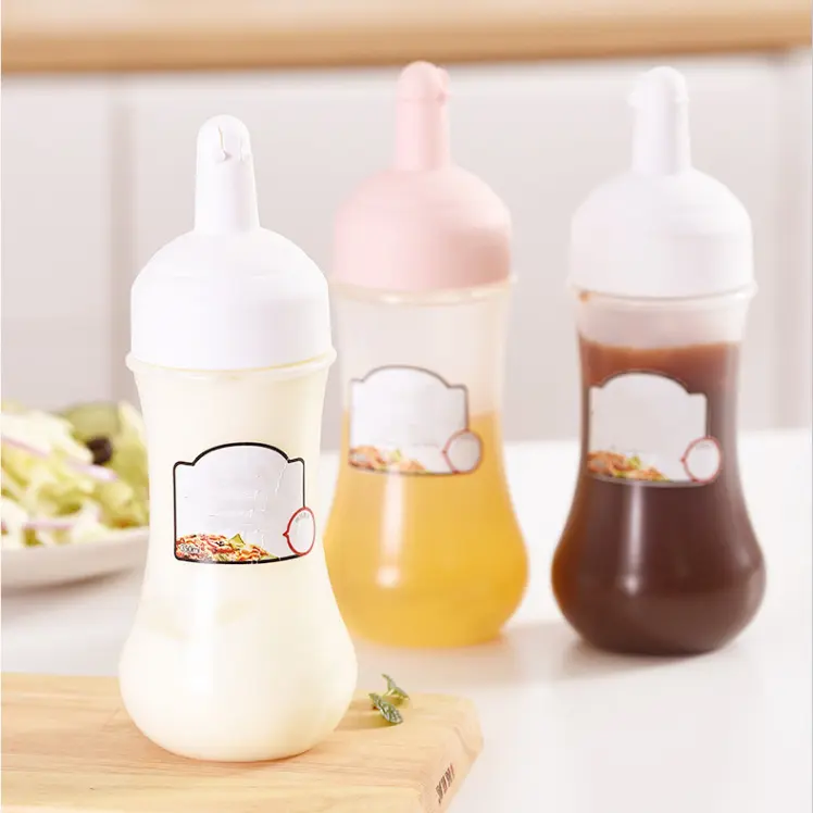 BISA COD Bo5528 Botol Kecap Saos Portabel 280ml /  Botol Minyak Mayones / Botol Bahan Plastik Anti Tumpah Multifungsi Kitchenware 7