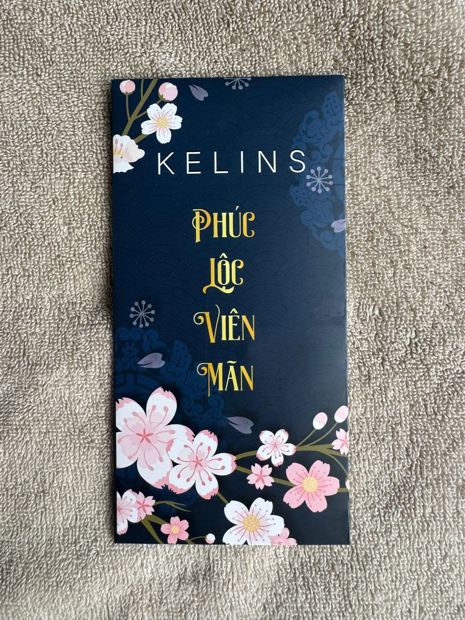Kelins Bao Lì Xì Tết Thương Hiệu Kelins Xanh Vàng - Tặng Quà Tết
