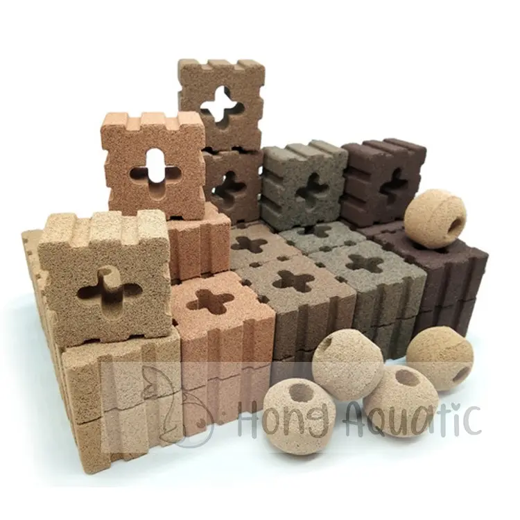 Ready Stock 5pcs Colours Nano Tech Bio Block Filter Media Biological ...