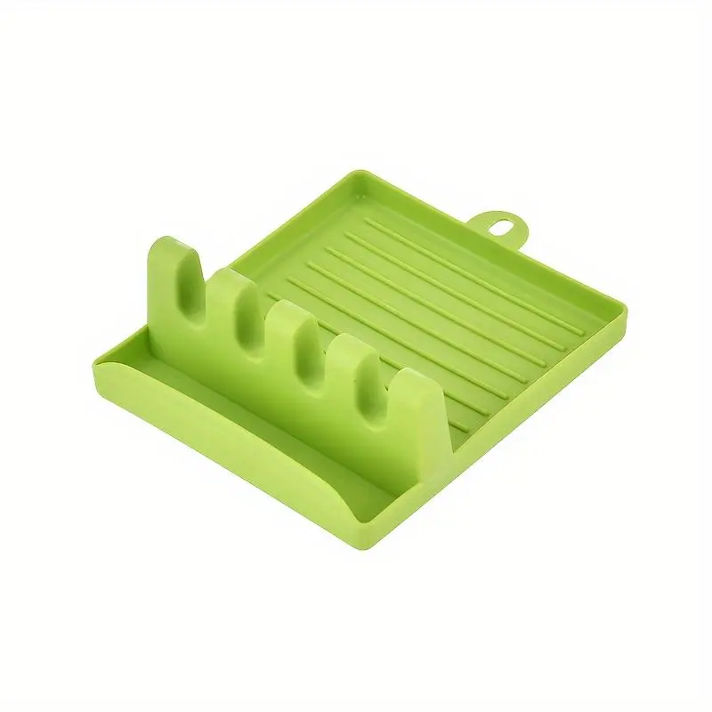 Silicone Cutlery Holder, Multifunctional Spoon Rest, Kitchen Utensil Holder, Tableware Rest for Spoon, Fork, Knife, Kitchen Accessories 0