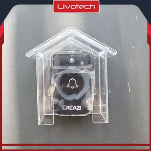 LIVO Pelindung Hujan Door Bell Rain Cover Doorbell Pintu Rumah Wireless