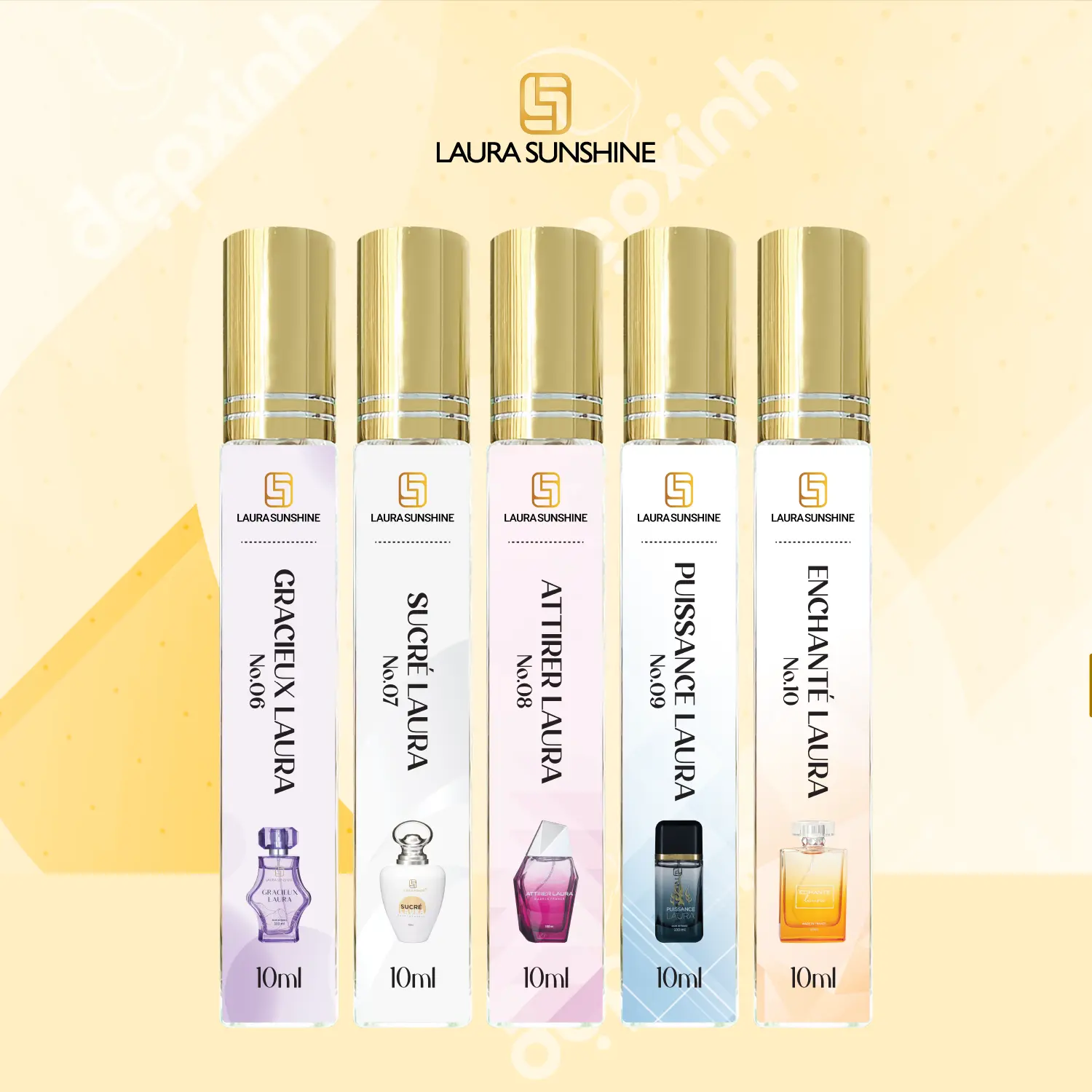 [HƯƠNG MỚI] Nước hoa Laura Sunshine Parfum 10ml