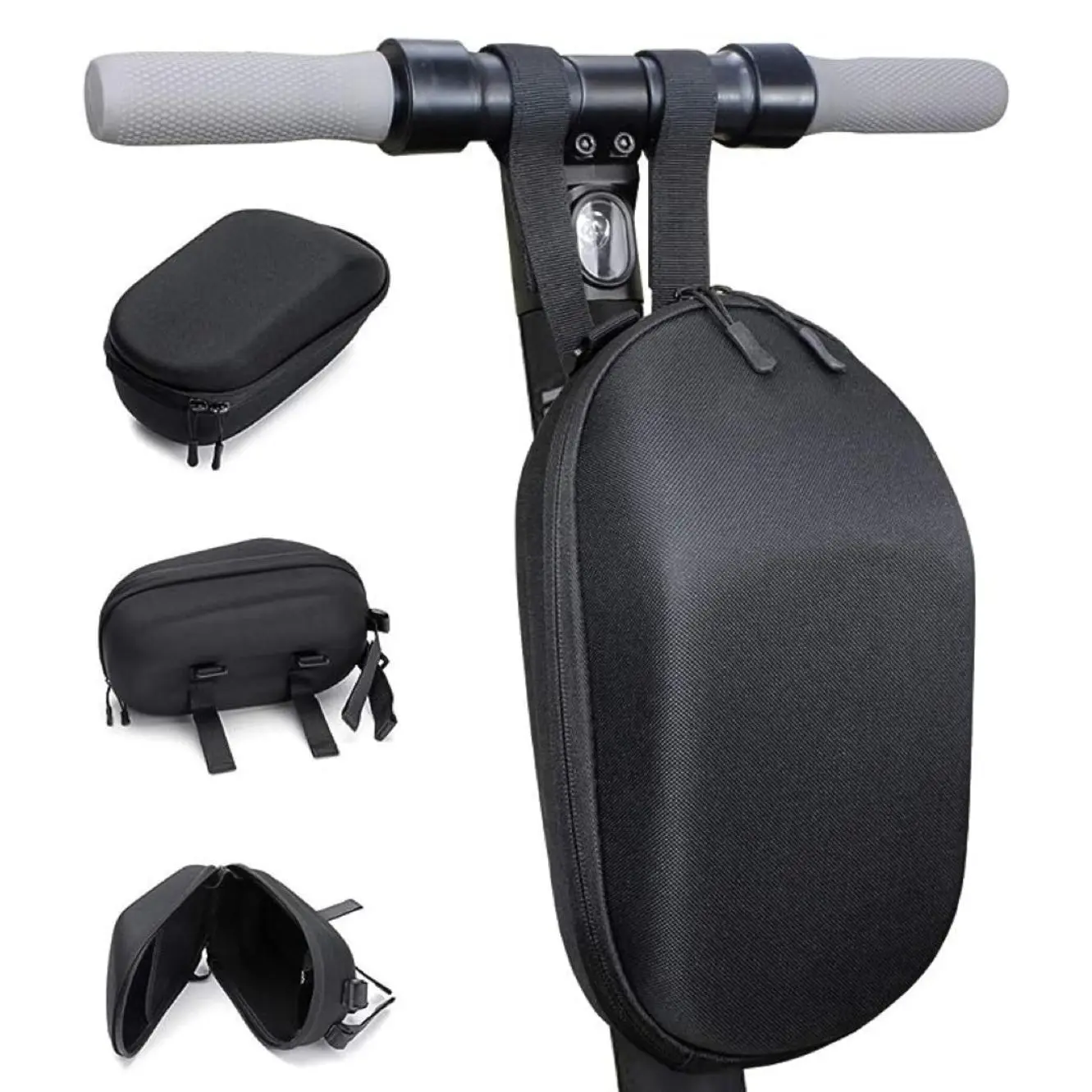 Bike Front Frame Bag, Waterproof Bike Front Frame Bag with Rain Cover, Hard Shell Bike Pannier Bag, Cycling Accessories for Bicycle & Electric Scooter, Christmas Gift