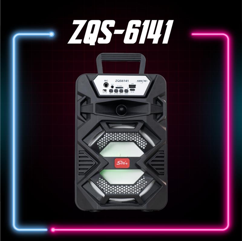 Product Introduction of [KÈM MICRO] Loa Bluetooth ZQS-6141 Công suất lớn, Có thể karaoke ngoài trời, Hỗ trợ đèn led nhấp nháy theo nhạc 8
