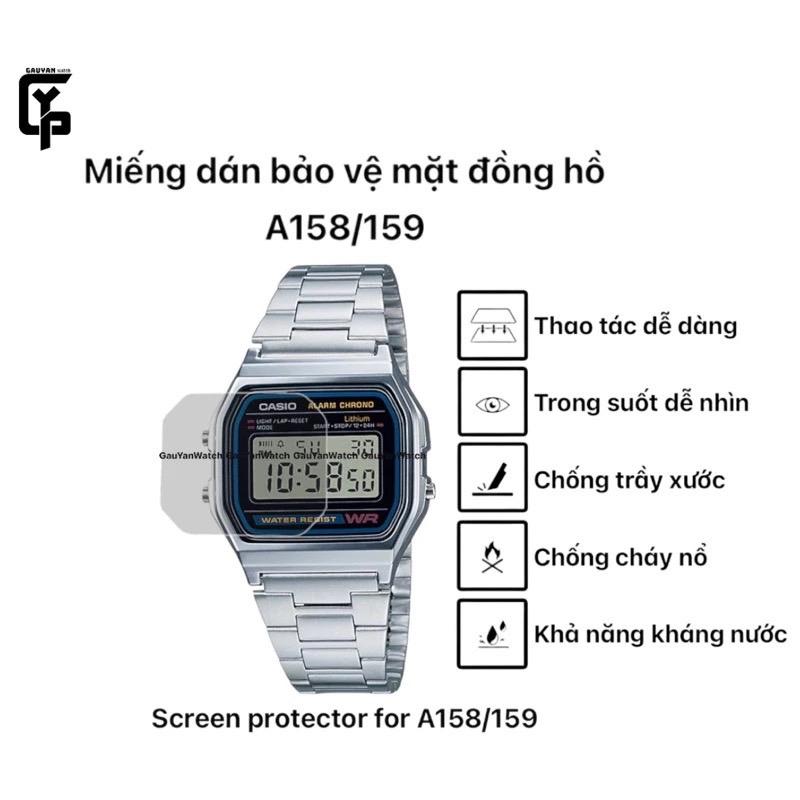 Miếng dán bảo vệ mặt đồng hồ cho A158 và A159 0