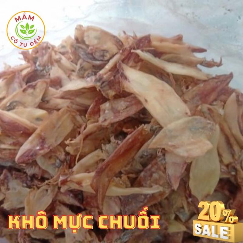 khô mực chuối mực súp loại phơi sấy nguyên con sản phẩm của mắm cô tư đém Không đường