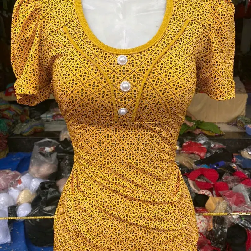 Đồ bô nữ  dễ thương ao cổ tròn quần ống ôm. Women Áo Ong Top Nhung 6