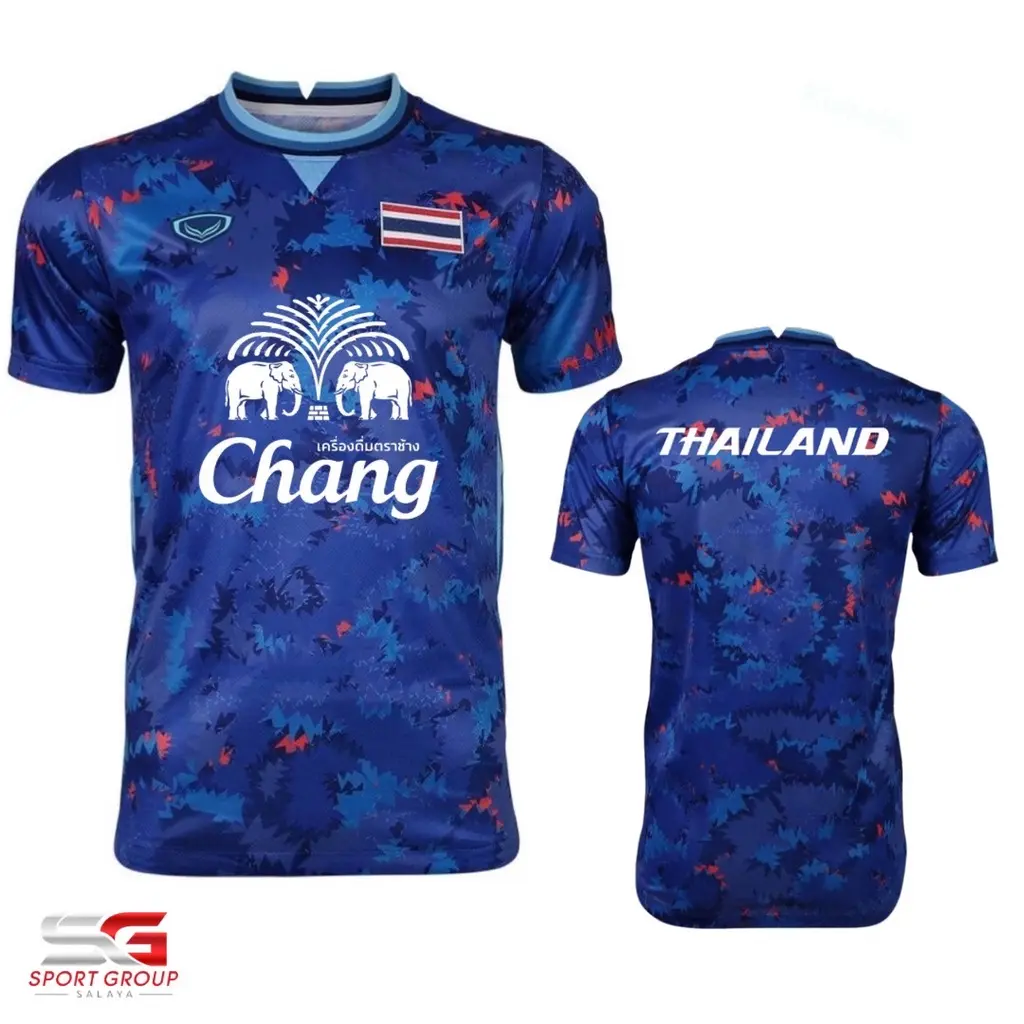 Áo Thun Áo Thun, Vật Phẩm Nóng Bỏng, Jersey 2024, Ersey Thái Lan Viral!, Chang Thái Lan Mới Jersi Bóng Đá Thể Thao Ngoài Trời, Áo Ngắn Tay, Cho Nam Giới