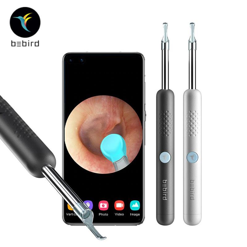 Máy lấy ráy tai Xiaomi Bebird R1 có camera mini đèn led siêu nét đầu lấy êm ái lấy ráy tai an toàn