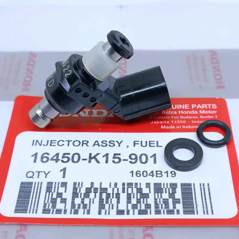 INJEKTOR K15 HOLE 8 + SEAL  CB150R OLD CB150R NEW LED,  CBR150 NEW LED. ORI 1