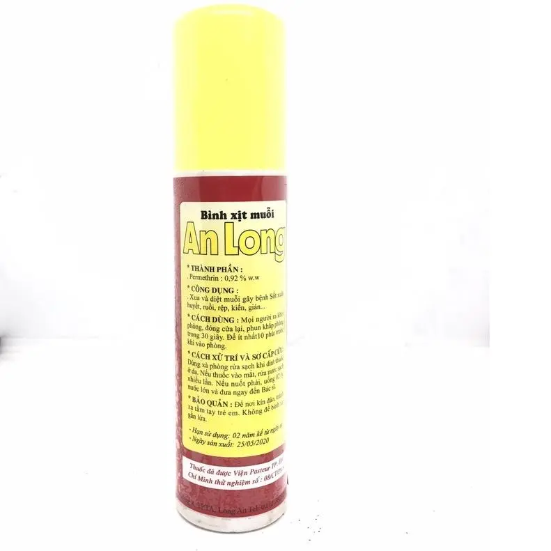 Bình xịt côn trùng An Long [200 ml] Diệt muỗi, ruồi, rệp, kiến, gián....hiệu quả và an toàn sử dụng hơn Nhang 1