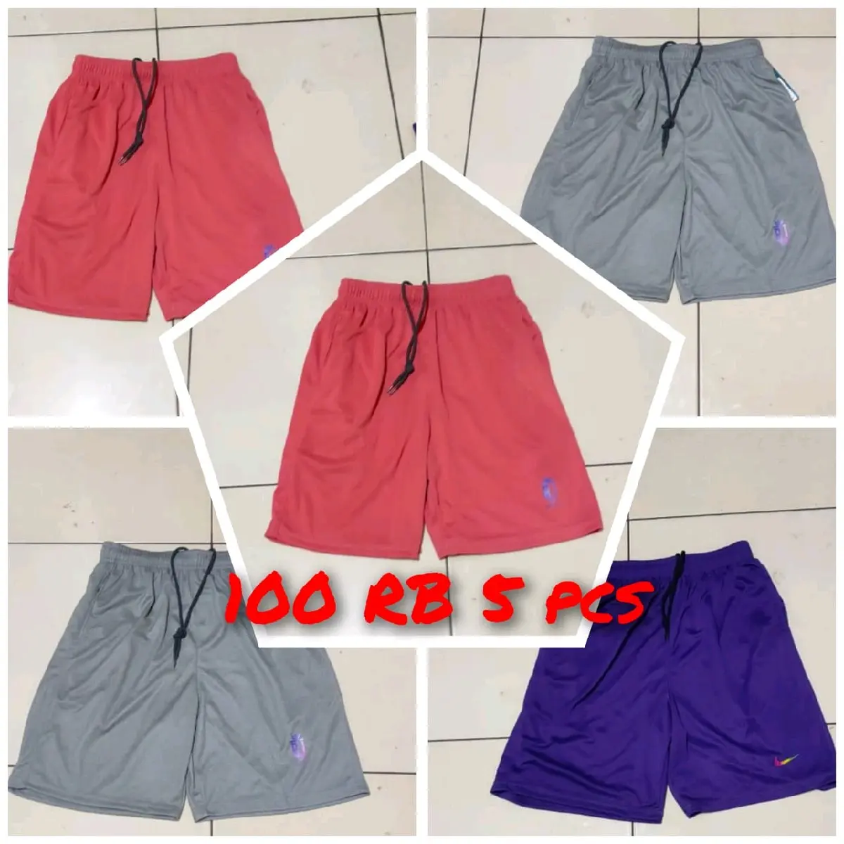 PROMO 100 RIBU DAPAT 5 CELANA KOLOR