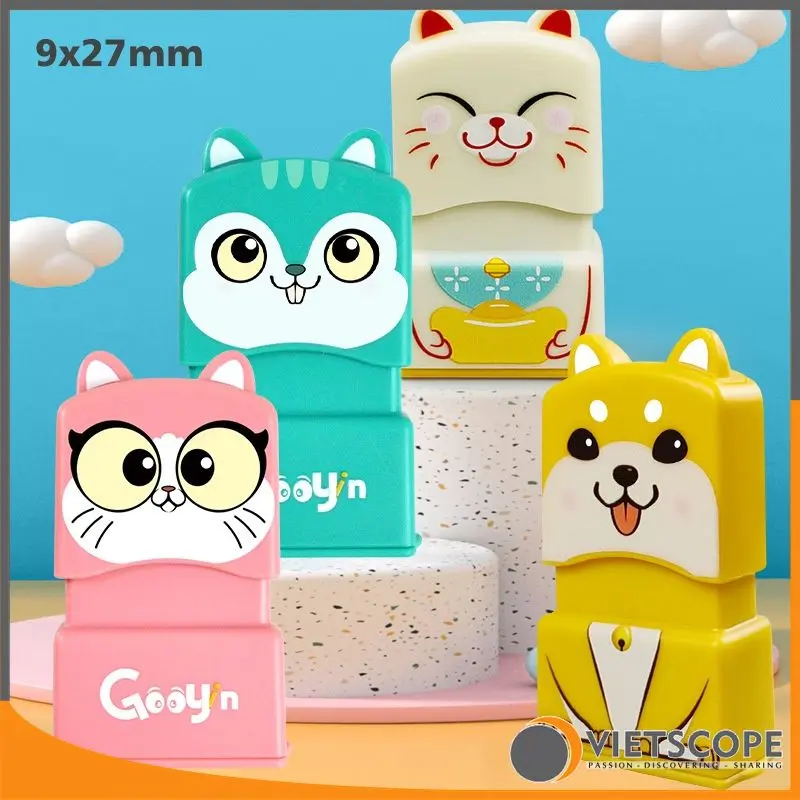 Con Dấu In Tên Lên Quần Áo Trẻ Em Mực Giặt Không Phai