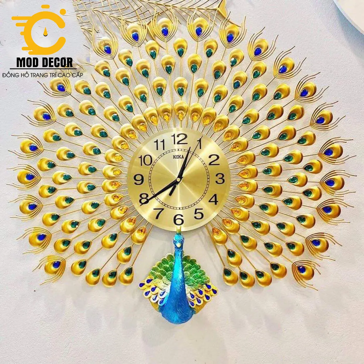 Đồng hồ treo tường trang trí công phượng MOD Decor, phong cách Bắc Âu nghệ thuật Lianzhang JJT mã 912 Decor Phòng Trang Trí Nhà