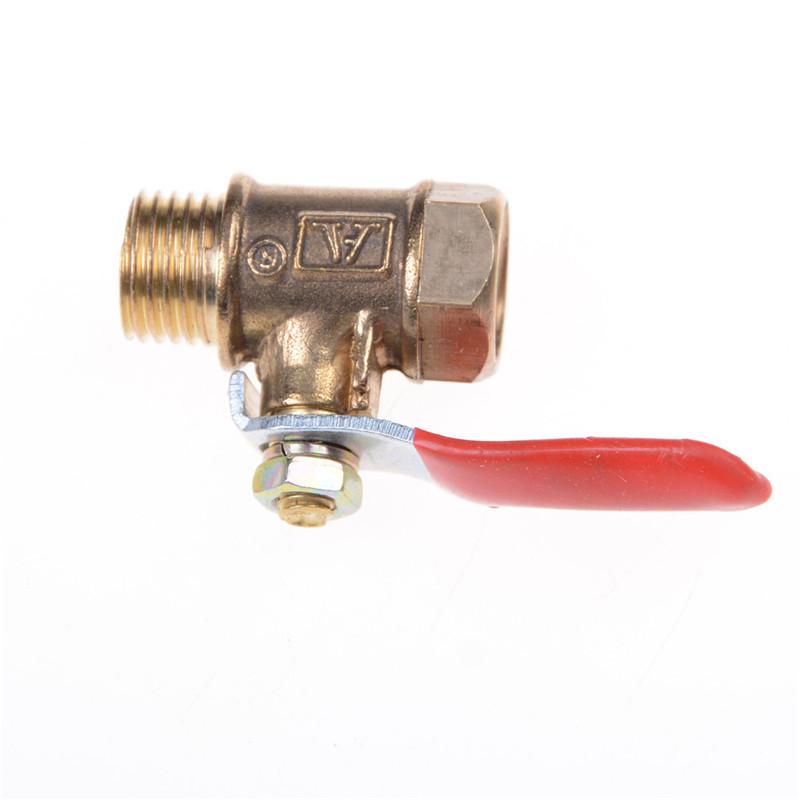 Product Introduction of 1/4'' M/F Full Port Inline Brass Water Air Gas Fuel Line Shut-off Ball Valve 15