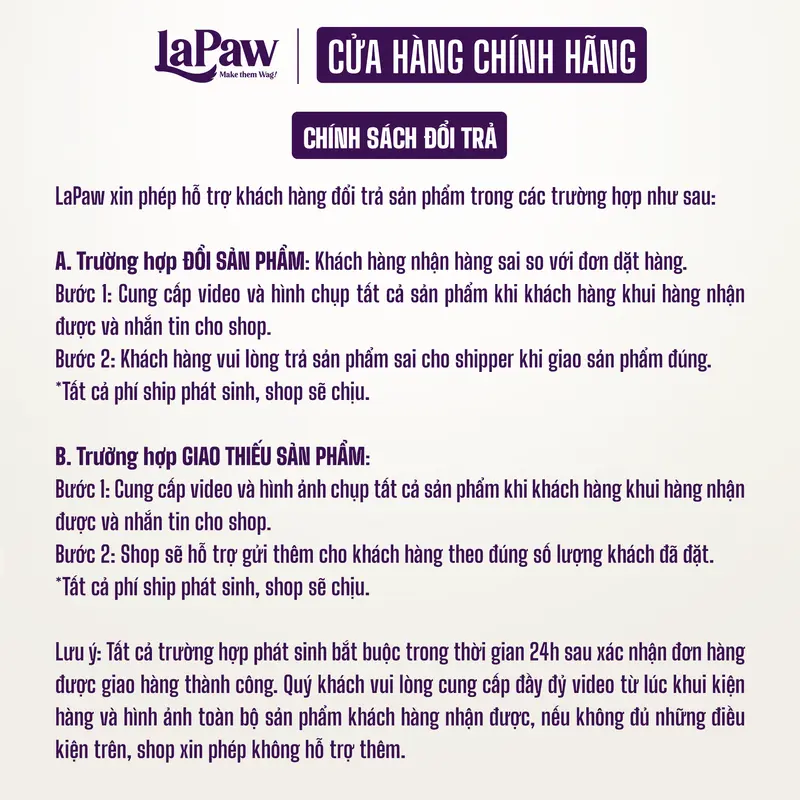 [Combo 5 túi] LaPaw Cát Vệ Sinh Đậu Nành Lollipop Cao Cấp 7L/ 2,5 KG 8