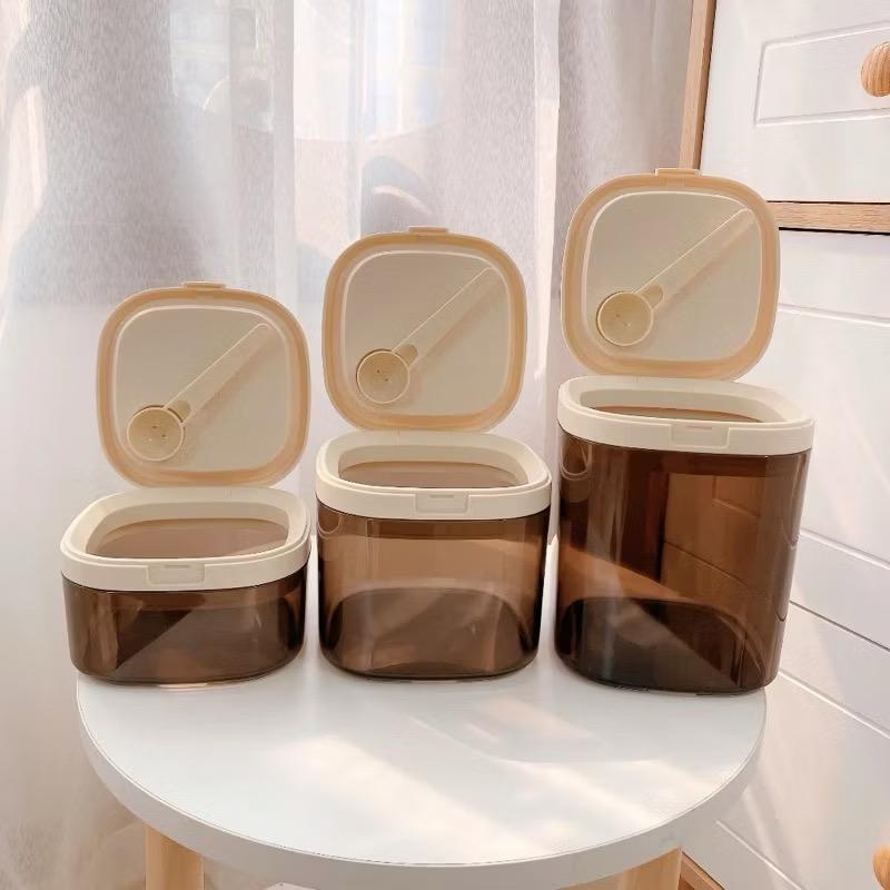 Hộp trữ sữa cao cấp Ankou có hít kín chống ẩm mốc Hộp đựng sữa Ankou chính hãng Kem