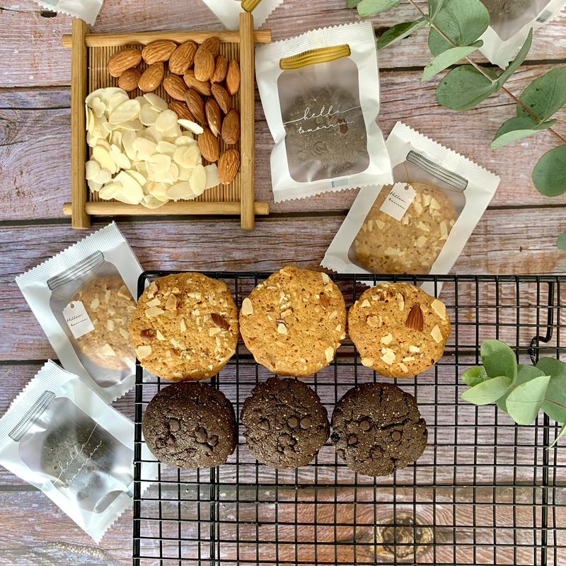 Bánh Quy Hạnh Nhân Chocolate- Ăn Vặt Eatclean- Không Đường, Mẹ Bầu, Gymer, dùng tốt cho sức khỏe 3