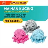 Gambar M-Pets Octopus Catnip Cat Toy / Boneka Hewan Mainan Kucing -  Boneka Hewan Mainan Kucing dari M-Pets Volk Pets Indonesia Kota Tangerang 3 Tokopedia