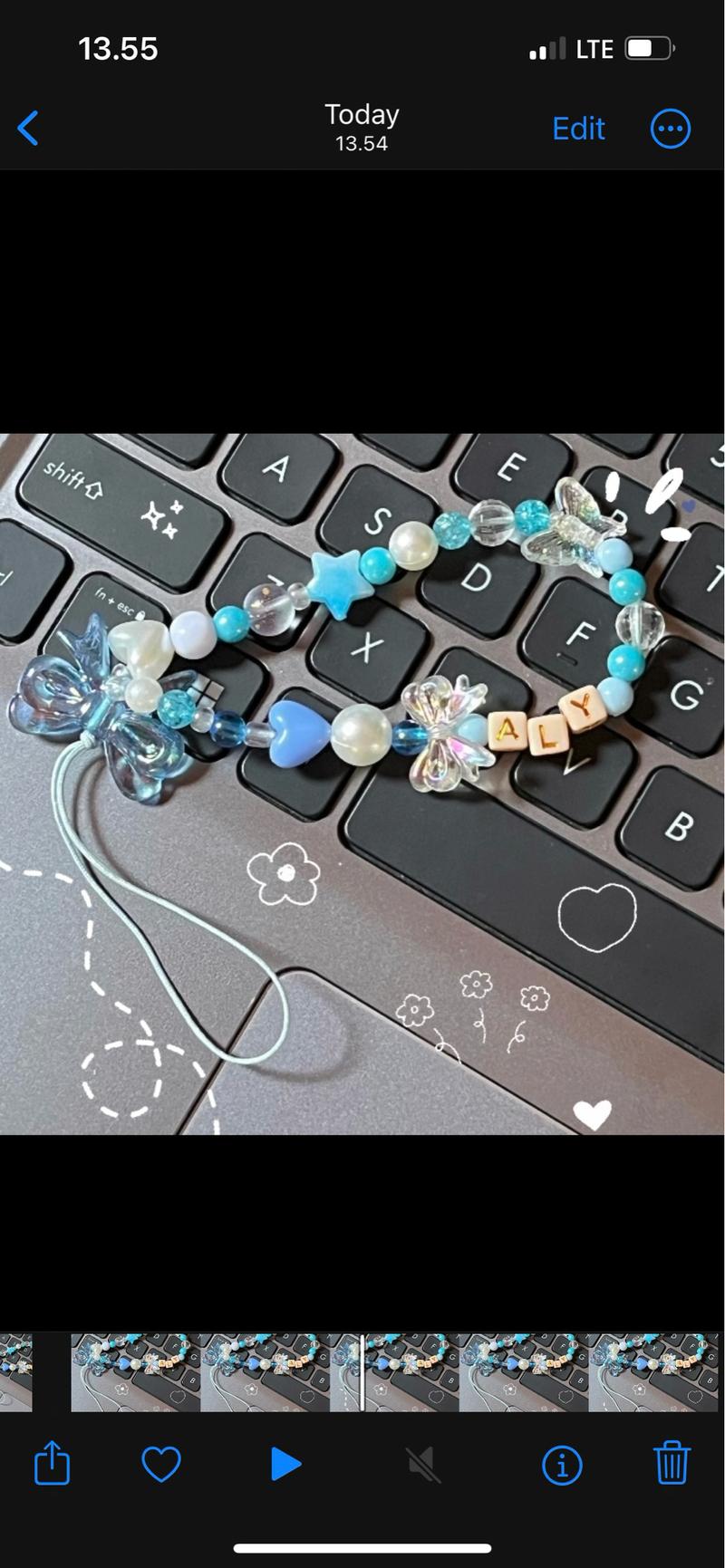 Product Introduction of Phone strap manik gantungan hp 1