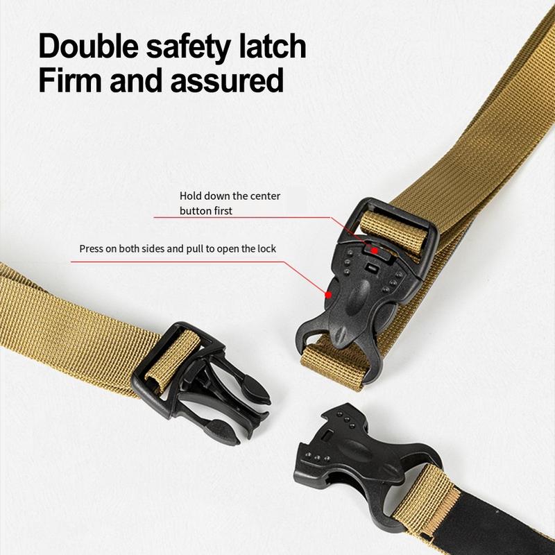 Product Introduction of Outdoor Luggage Tie-Down Belt With Double Insurance Webbing Buckle Adjustable 24
