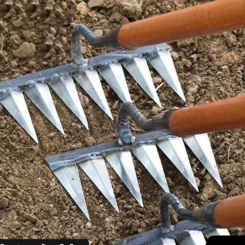 Product Introduction of proofto New 4/5/6/7 Teeth Weeders Weeding Tool Steel Claw Uprooting Weed Remover Manganese Steel Forged Forged Weed Puller For Garden Yard Farm 16