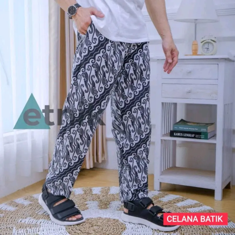Celana Panjang Kolor Tidur Santai Harian Pria Wanita Dewasa Katun Motif