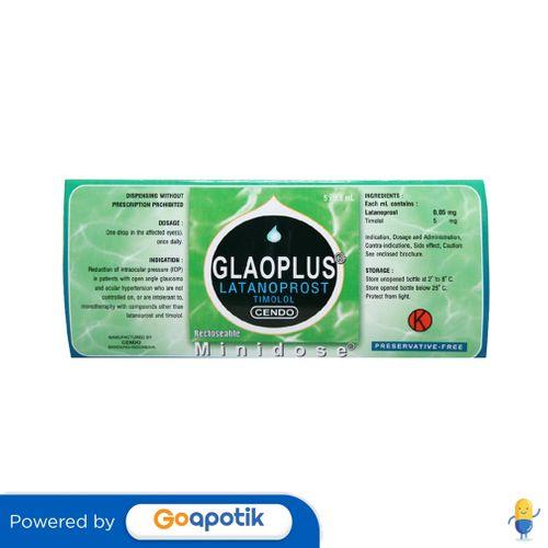 Gambar CENDO GLAOPLUS 5 X 0.6 ML MINIDOSE dari Apotek Sari Farma apt by GoA Kota Administrasi Jakarta Timur Tokopedia