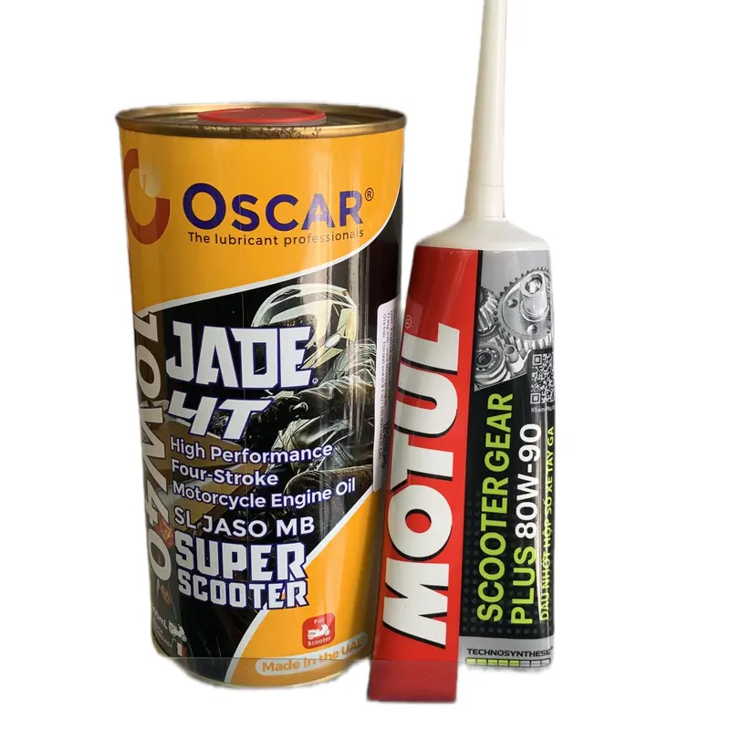 Combo nhớt oscar scooter 10w40+nhớt láp motul(combo tay ga) Phụ Tùng 1