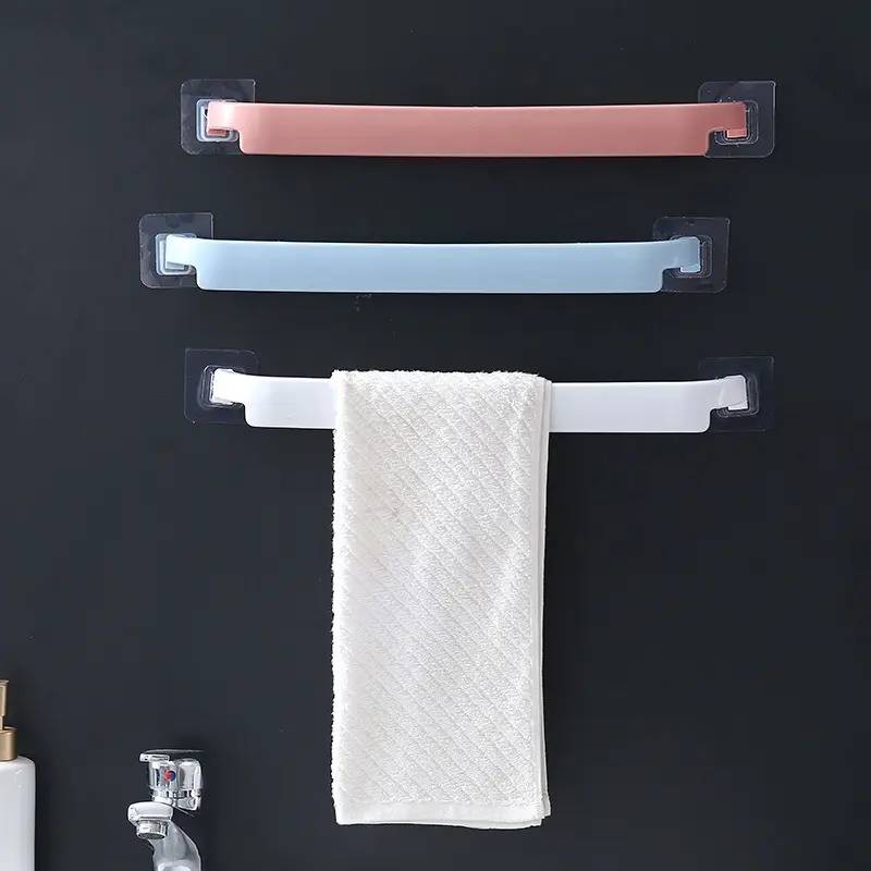 [MRSAVE] Multipurpose Bathroom Towel Holder Bar Hanger Wall Mount ...