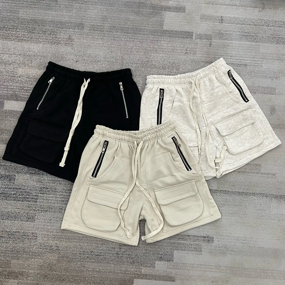 Quần Short túi hộp nỉ chân cua QC01