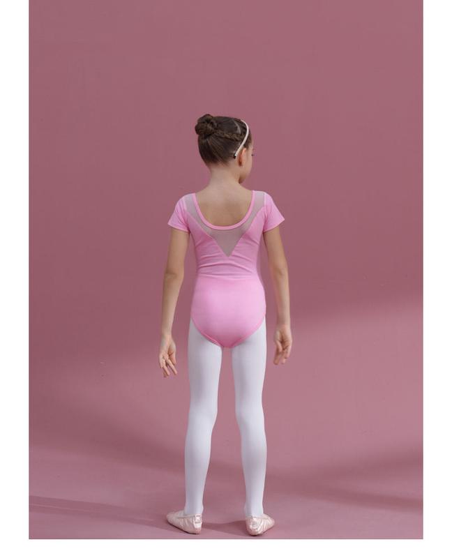Product Introduction of KID'S cherry powder dancing dress girls short sleeve cotton one-piece tutu + pink skirt 7