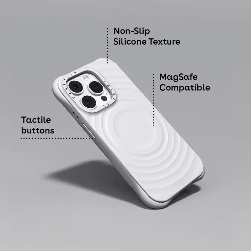 Ốp Lưng Ripple, Casetify Chính Hãng, Tương Thích Với iPhone 16 Pro Max, iPhone 15 Pro Max, iPhone 16, 15, 14 Plus, iPhone 13 Pro Max Và 12 Pro Max, Thiết Kế Cùng Phong Cách Với G-Dragon, Ốp Điện Thoại 4