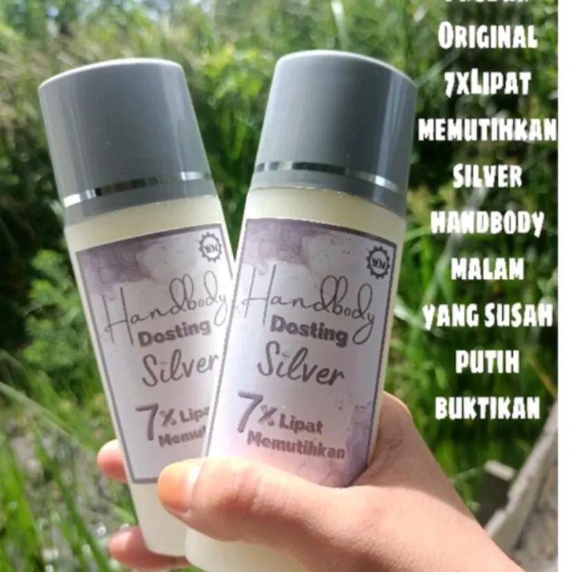 Lotion Tangan Wanita Dosting Silver Memutihkan dengan Kualitas Terjamin - Kering