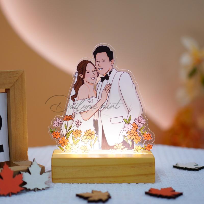 Đèn Vẽ Hình Màu Theo Yêu Cầu, Đèn Ngủ Led 3D Decor Trang Trí Phòng - Dailyme.mint