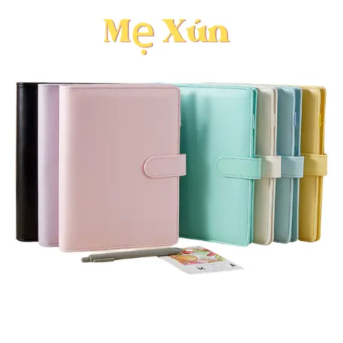 Sổ tiết kiệm ,  sổ có 12 túi zip và 20 nhãn gián sổ quản lý chi tiêu hàng ngày cho mỗi gia đình.